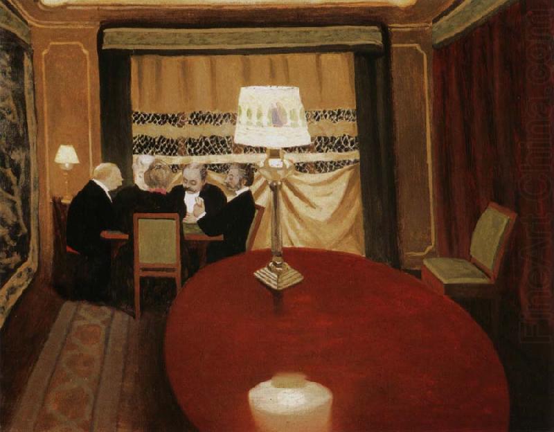 The Poker Game, Felix Vallotton